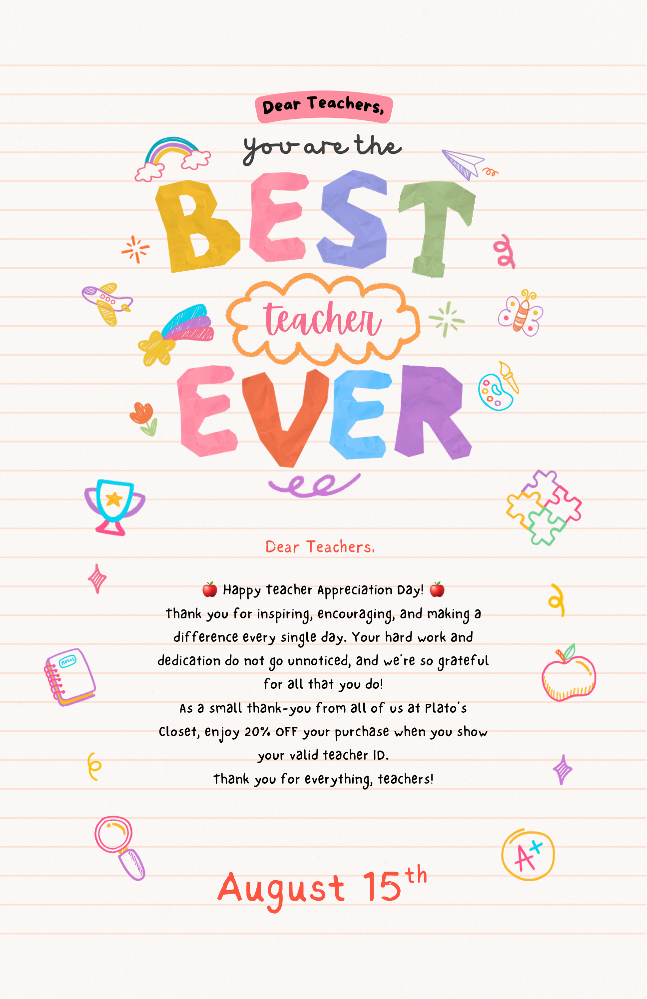 Teacher Appreciation Day